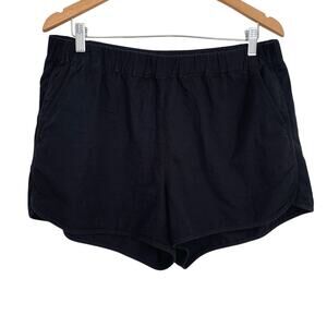 Madewell Black Lightweight Soft Shorts L